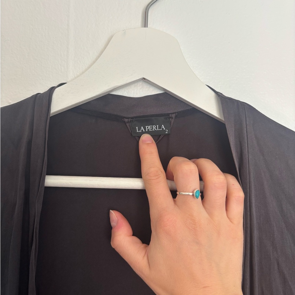 La Perla Silk Robe Small - Picture 3 of 7